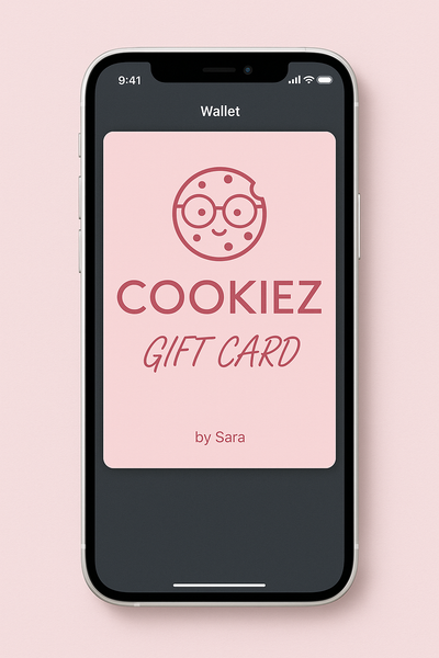 Cookie Gift Card | Cookiez by Sara, Foster City
